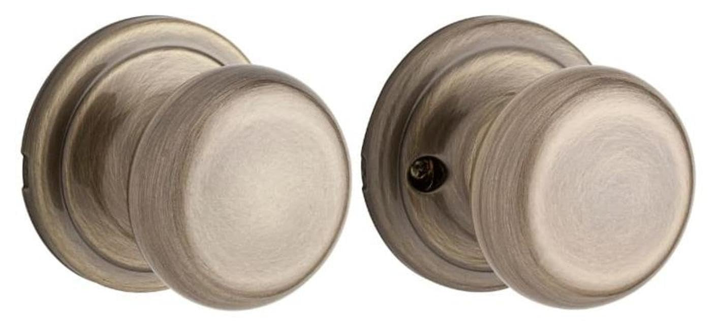Kwikset 720H Hancock Passage Door Knob Set - Polished Brass