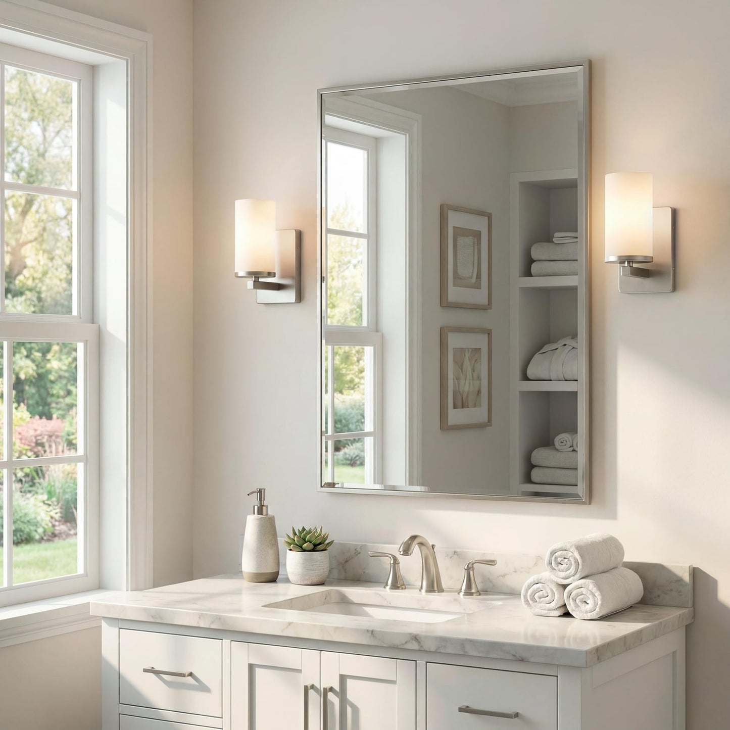 Kichler 45495NI Crosby 9.25" Wall Sconce in Brushed Nickel