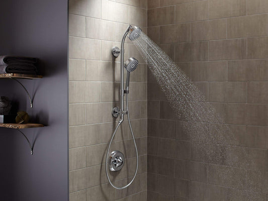 KOHLER 45906-BN HydroRail-S Shower Column, Shower Column for Fixed Showerhead BN
