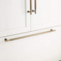 Signature Hardware 450360 24" Evinger Knurled Brass Appliance Pull Antique Brass
