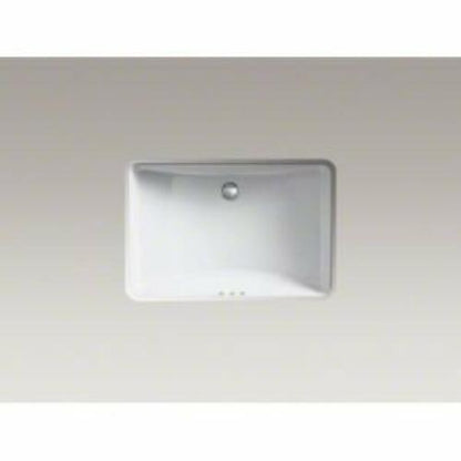 Kohler K-2215-7 1-Bowl Undermount Bathroom Sink w/Overflow Black Black