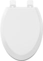 PROFLO PFTSWEC2000WH Elongated ClosedFront Toilet Seat w/Quick Release/Lid White