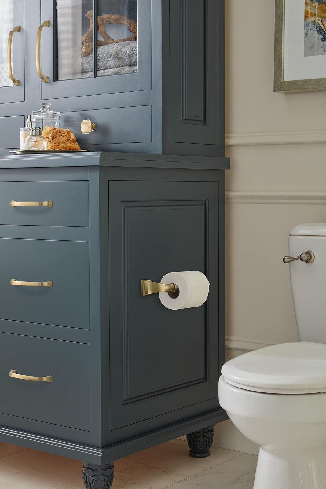 Amerock BP55347BBZ Revitalize Cabinet Pull Golden Champagne 6-5/16" C2C