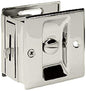 Deltana SDL25U14 2 1/2-Inch x 2 3/4-Inch Privacy Pocket Locks Polished Nickel