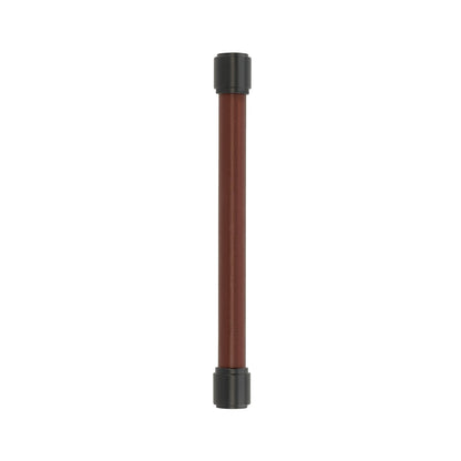 Amerock BP37539BRMLBR Lazzara 6-5/16" C2C Brown Leather Pull-Brushed Gold