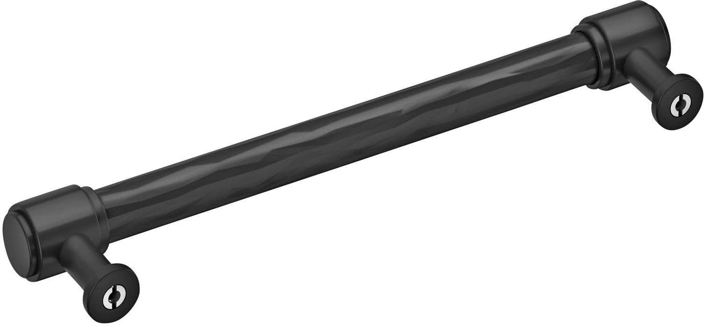 Amerock BP37539BBZG10 Lazzara 6-5/16" Hammered Cabinet Pull-Golden/Satin Nickel