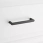 Signature Hardware - Novak - Thin Profile Brass Cabinet Pull-3-3/4"-Matte Black