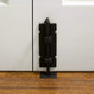 Signature Hardware-8" Vertical Mount Square Iron Surface Bolt-Black Powder Coat