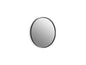 Kohler Essential 22 inW x22 inH Round Framed Bathroom Vanity Mirror Matte Black