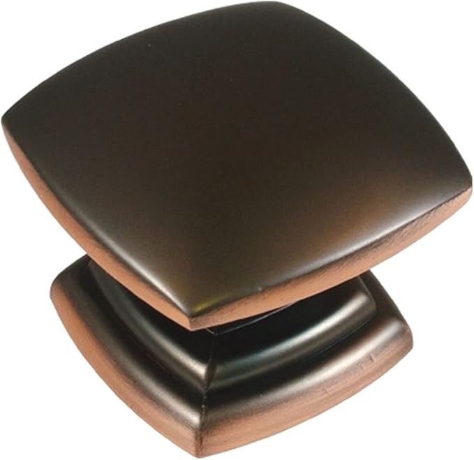Hickory P2163-OBH Contemporary 1-1/2" Square Cabinet Knob Oil Rubbed Bronze