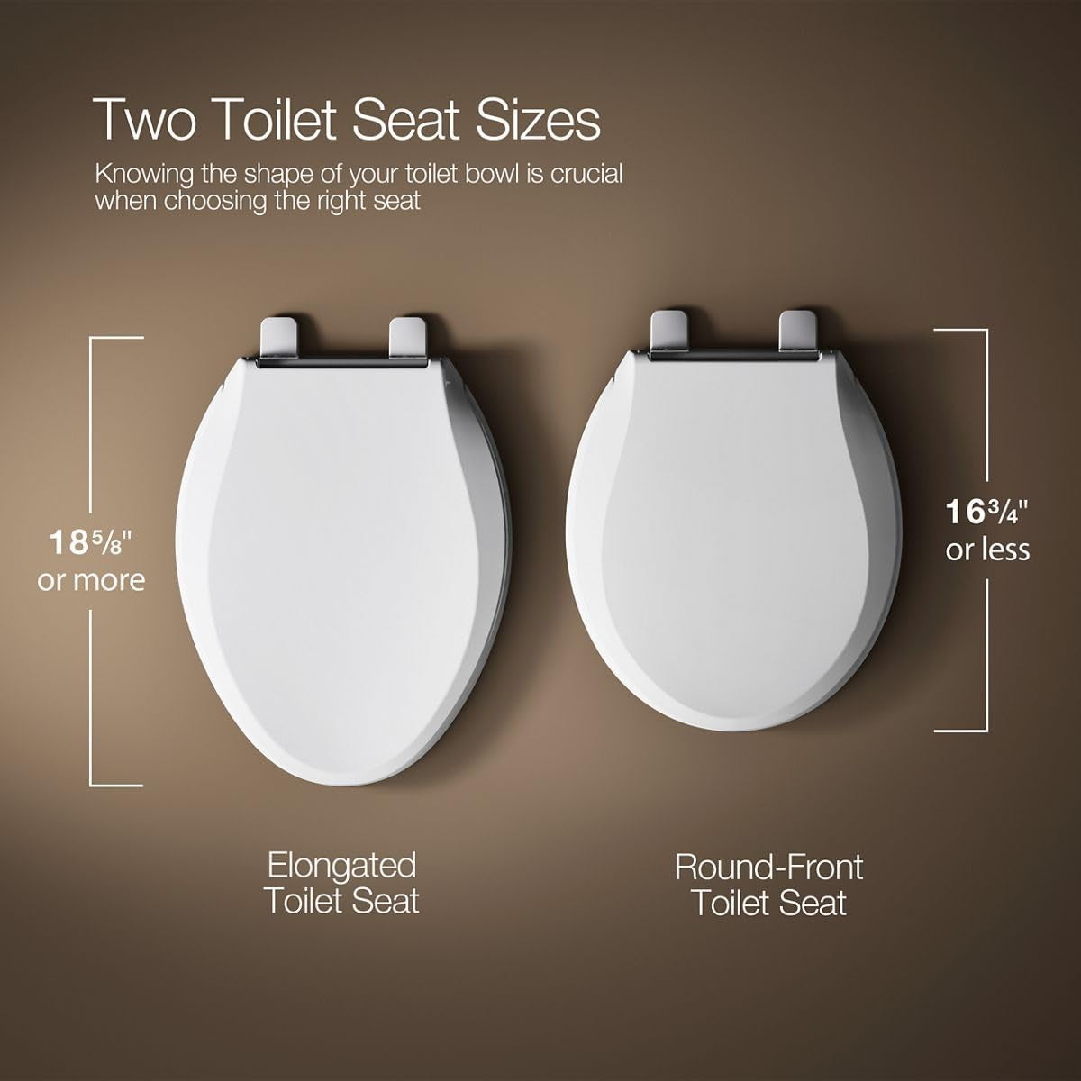 KOHLER 4636-RL-96 Elongated Toilet Seat Slow Close Soft Close Biscuit