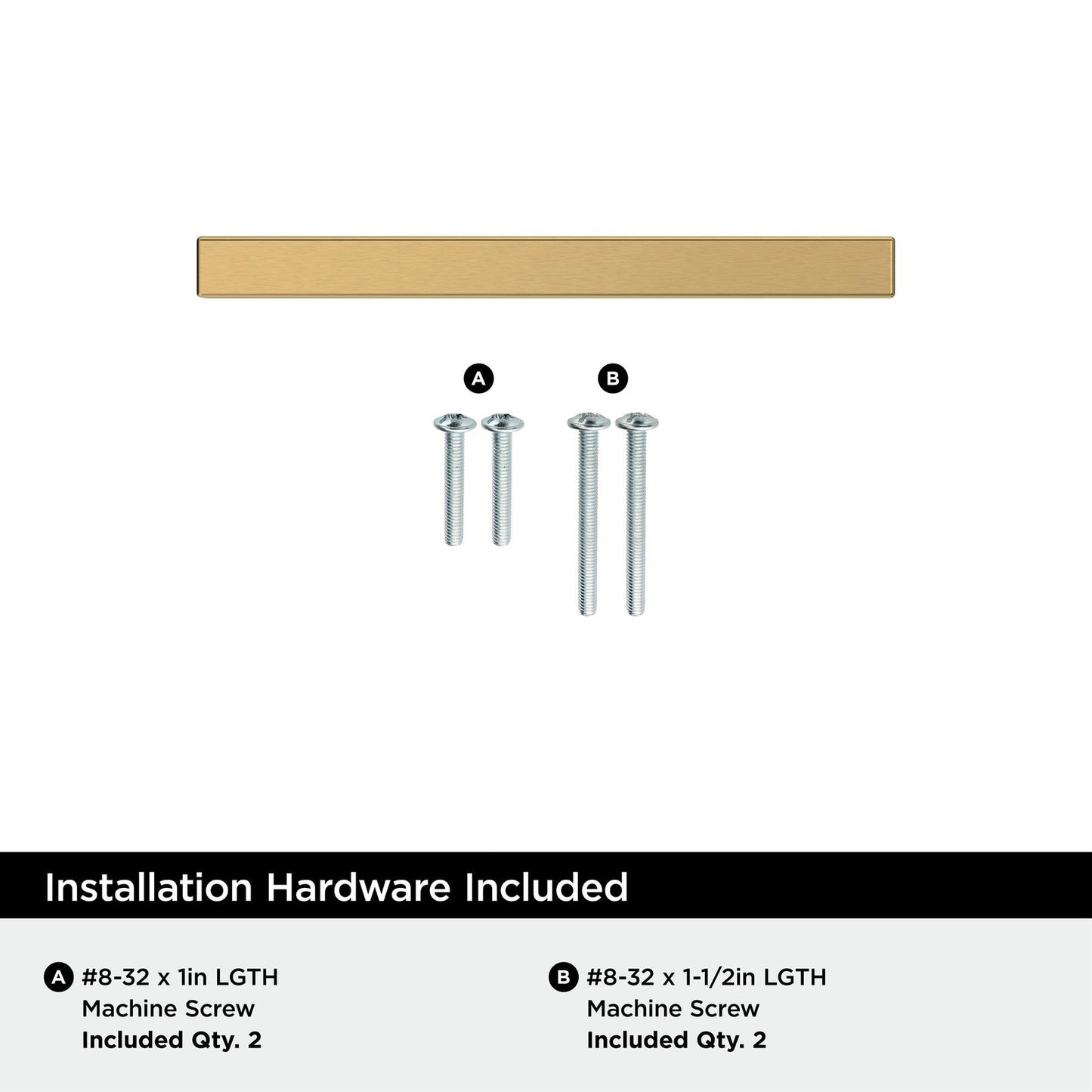 Amerock BP37175CZ Everyday Modern Cabinet Pull, 3 in C2C Champagne Bronze
