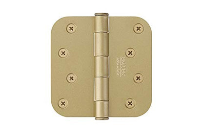 Emtek 9103415 Steel Hinges (Pair)-SD-5/8" Radius Corner-4"x4"-Satin Nickel
