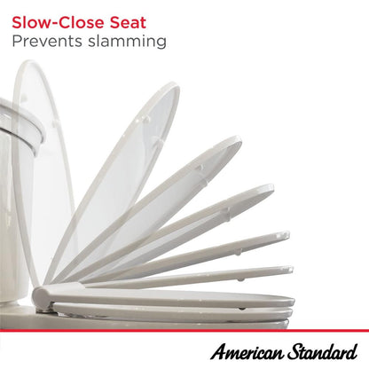 American Standard 5321A65CT.020 Champion Slow-Close Elongated Toilet Seat, White