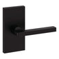Baldwin Hd.Squ.Cfr Square Non-Turning One-Sided Dummy Door Lever - Black