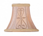 Livex S331 - Chandelier Shade - Hand Embroided Silk - Old Yellow