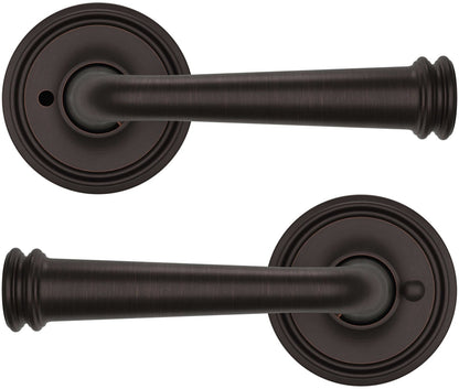 Baldwin 5116.044.PRIV Privacy Door Lever Set w/Rose - Lifetime Satin Brass