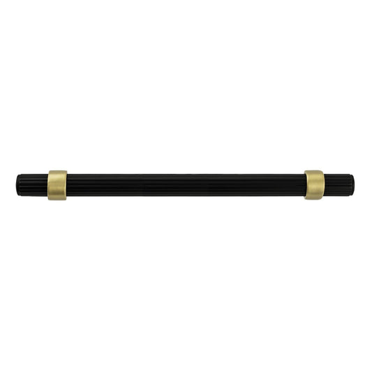 Belwith-Keeler B077051-MBBGB Pull 6-5/16" C2C Matte Black&Brushed Golden Brass