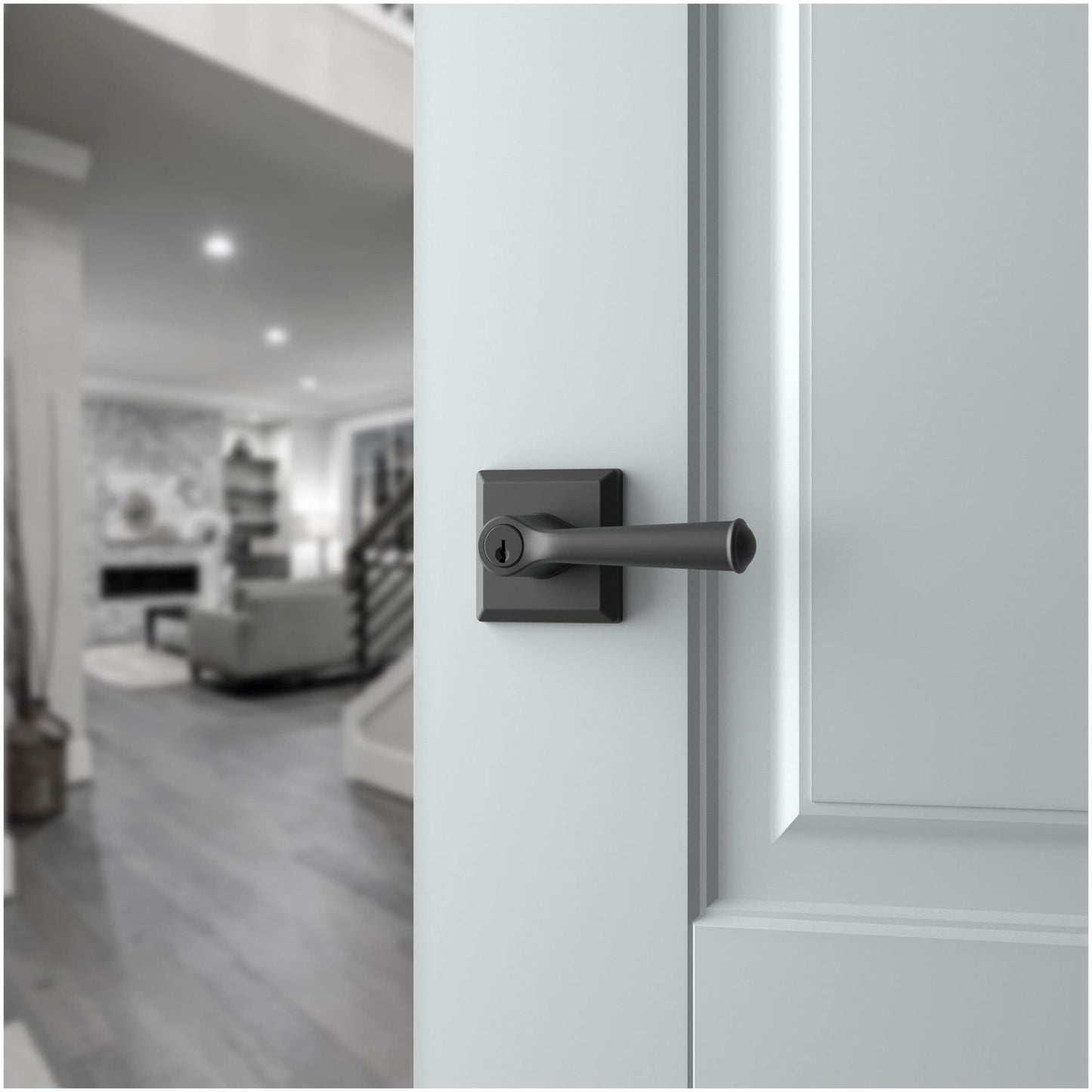 Baldwin ENFEDTSR044 - Keyed Entry Leverset - Lifetime Satin
