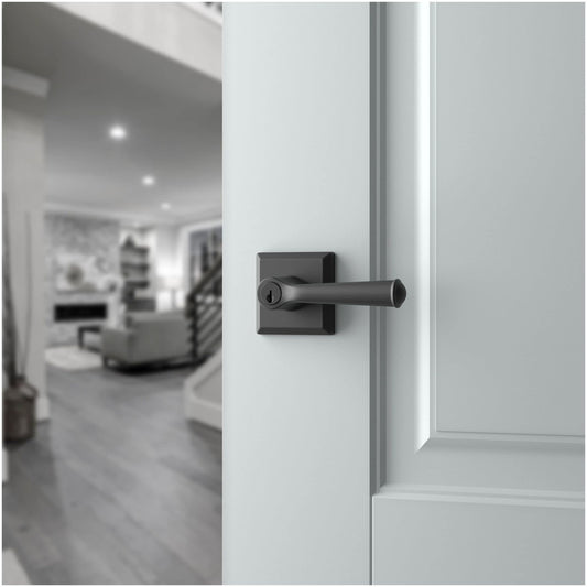 Baldwin ENFEDTSR044 - Keyed Entry Leverset - Lifetime Satin