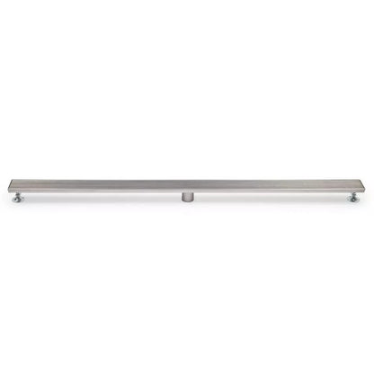 Signature Hardware - Carmen 24"Polished Stainless Steel Rectangular Shower Drain