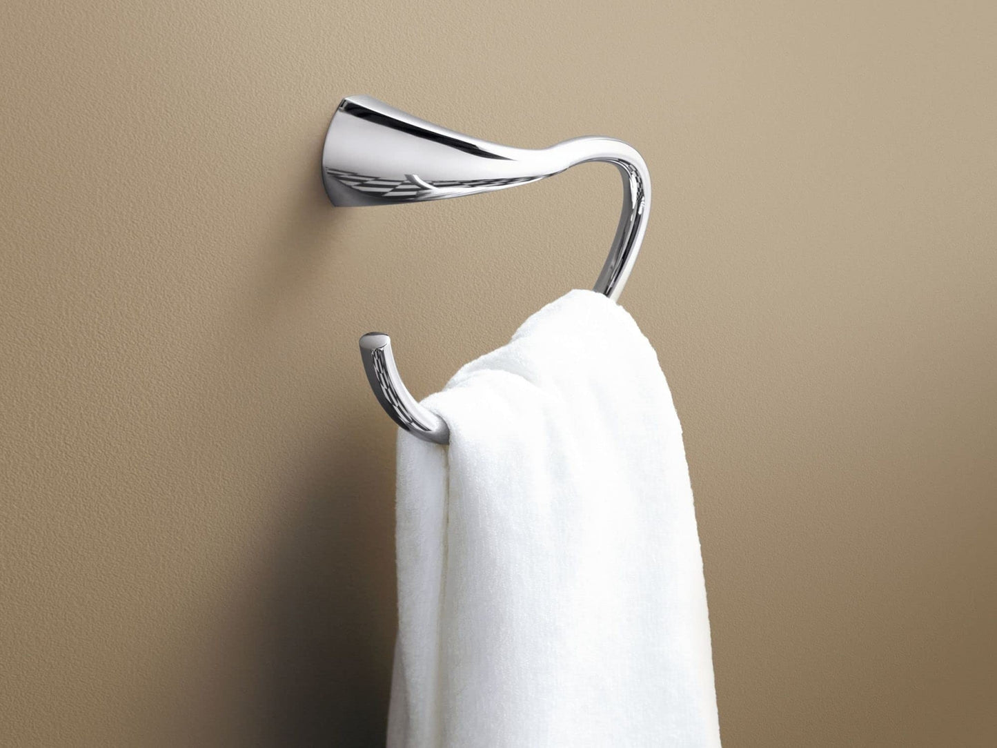 KOHLER Towel Ring Bathroom Towel Ring Alteo Collection Brushed Nickel K-37057BN