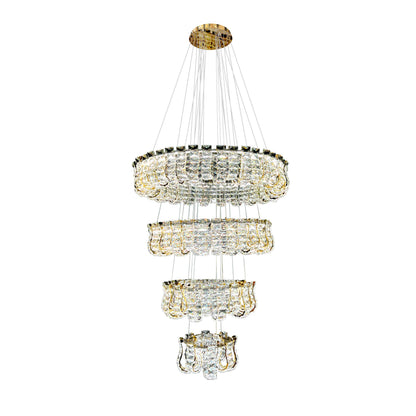 Luxury 4-Tier Gold Crystal LED Chandelier - view 11