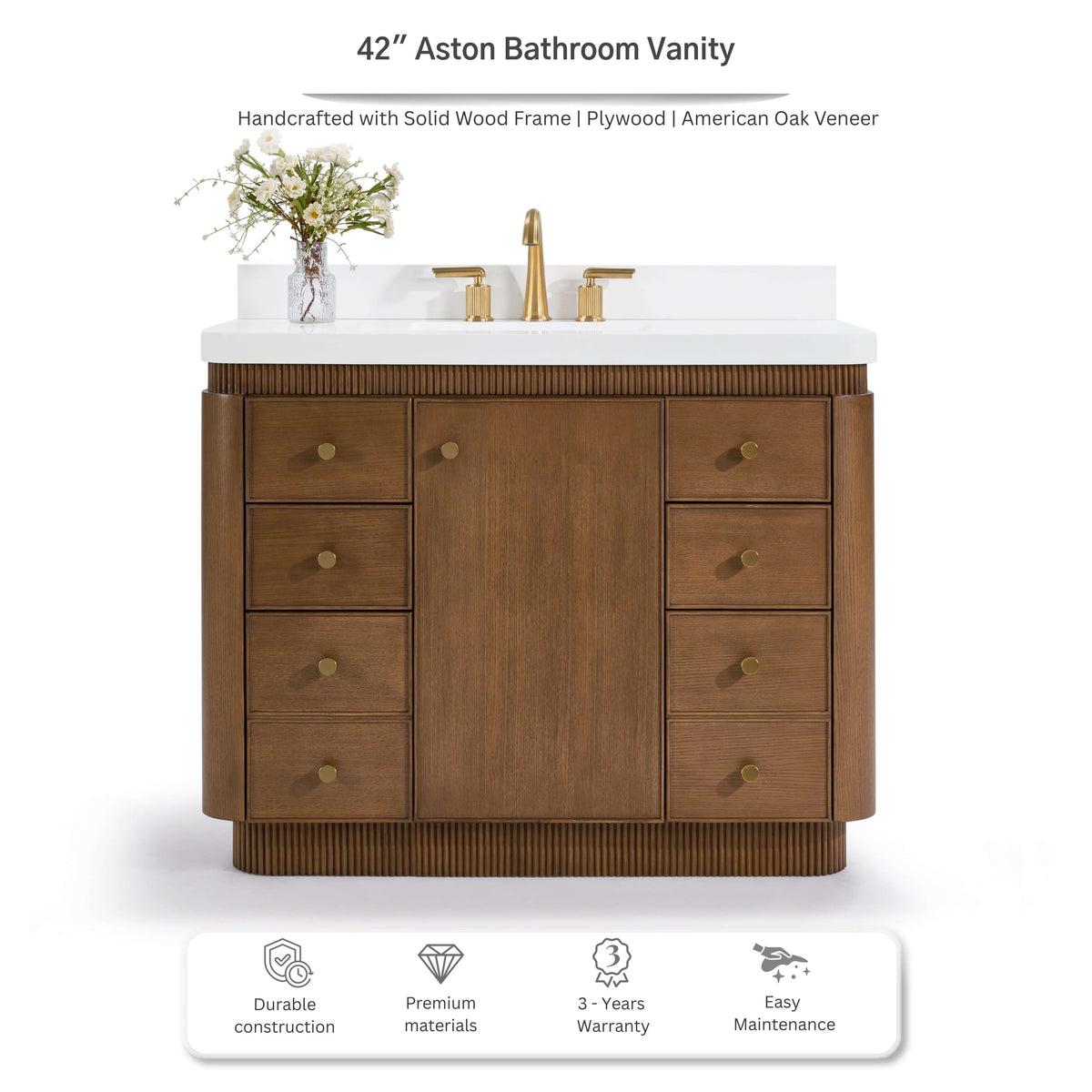 Aston 42" Bath Vanity Set - view 13