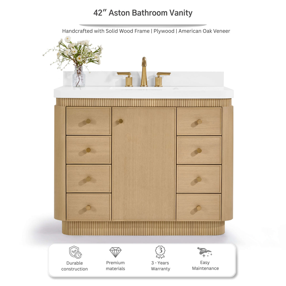 Aston 42" Bath Vanity Set - view 2