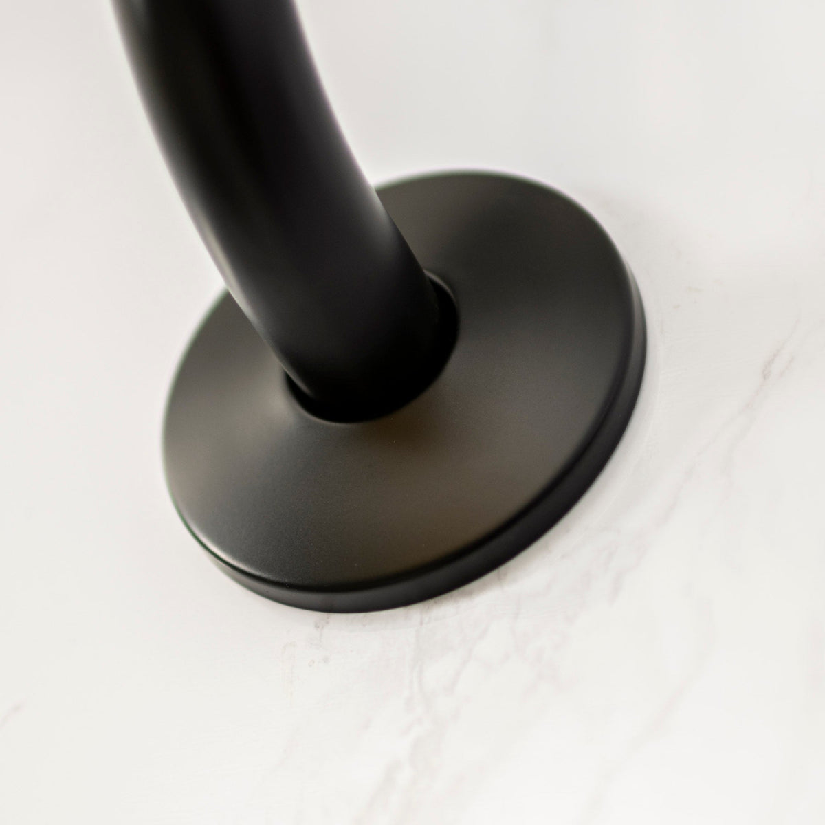 10.5 in. S-Shaped Stainless Steel Shower Head Extension Arm (Black Finish) - view 6