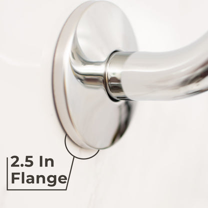 10.5 in. S-Shaped Stainless Steel Shower Head Extension Arm (Chrome Finish) - view 3