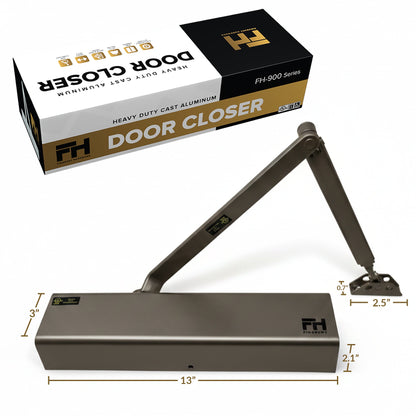 Heavy Duty Aluminum Commercial Door Closer - Duronotic - view 3