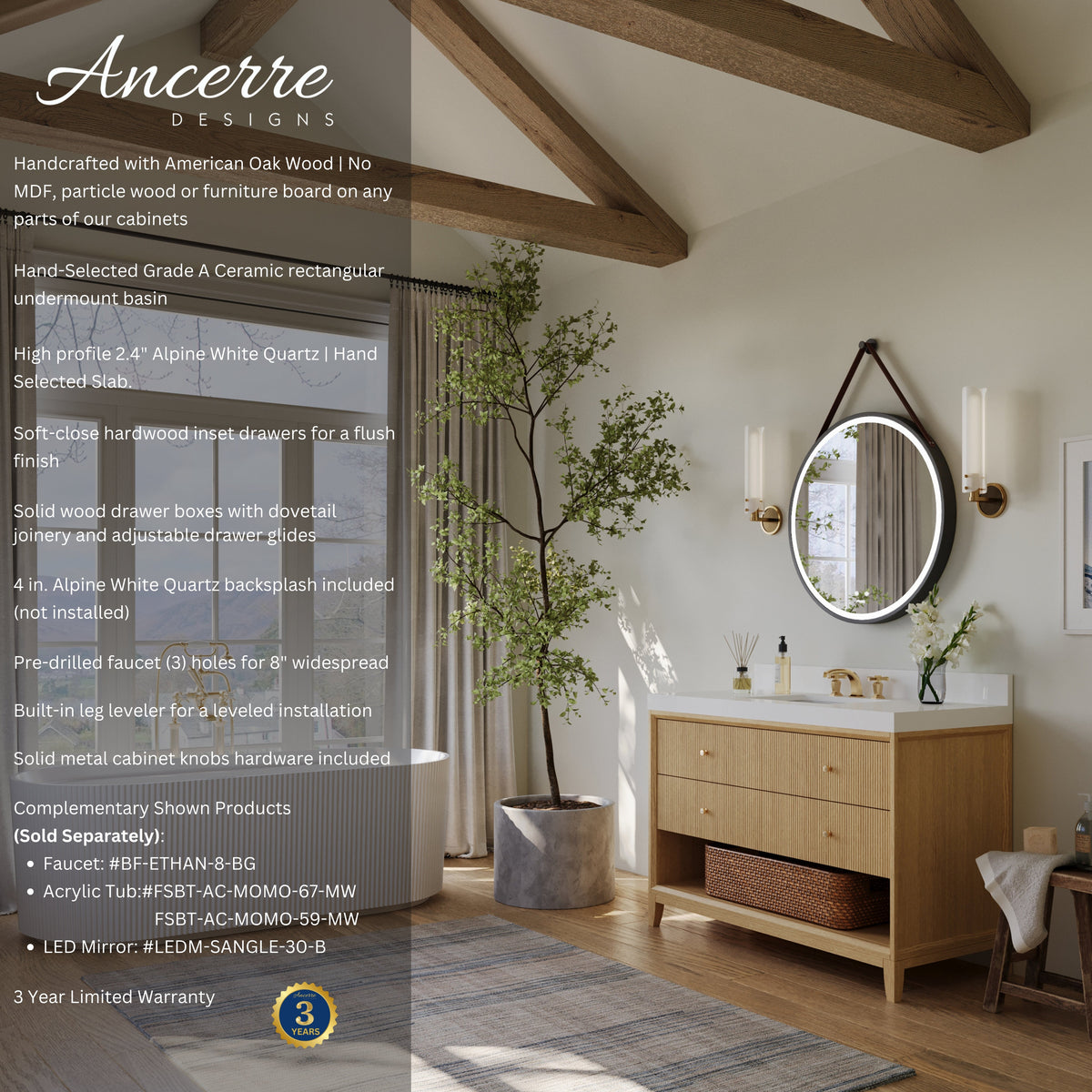 Momo 48" Bath Vanity Set - view 3