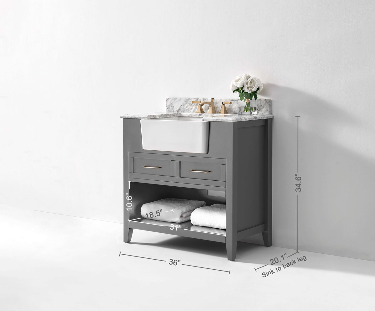 Hayley 36" Bath Vanity Set - view 18