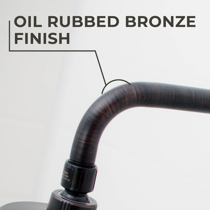 12 in. L-Shaped Shower Head Extension Arm (Oil-Rubbed Bronze Finish) - view 5