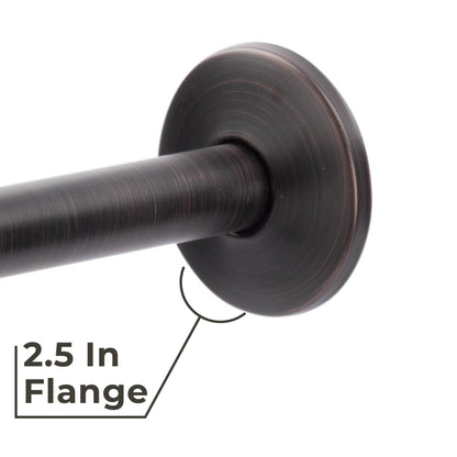 12 in. L-Shaped Shower Head Extension Arm (Oil-Rubbed Bronze Finish) - view 3