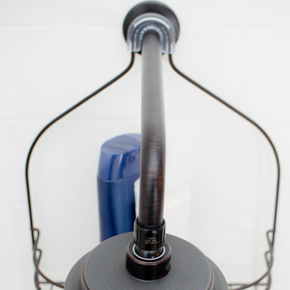 12 in. L-Shaped Shower Head Extension Arm (Oil-Rubbed Bronze Finish) - view 8