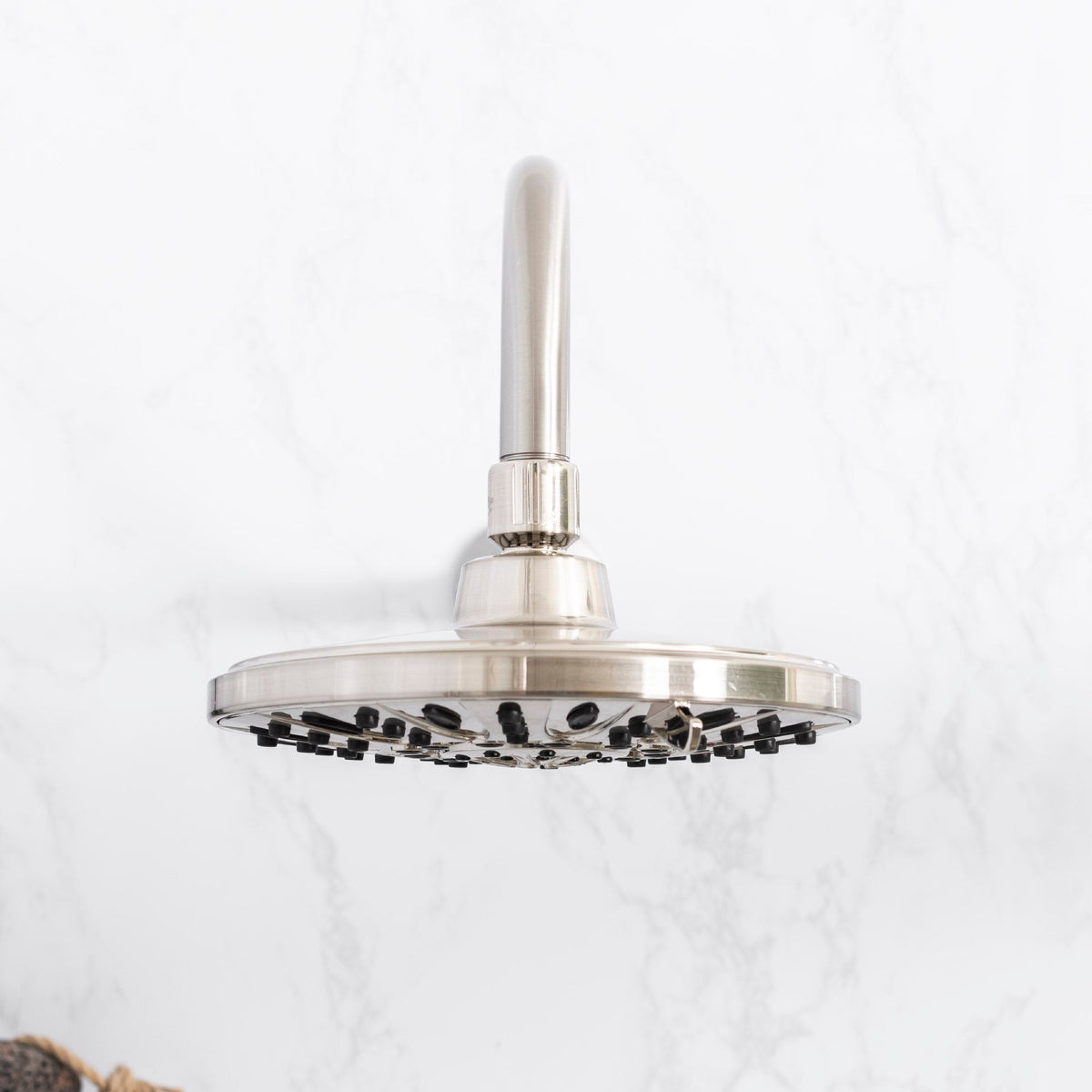 16 in. High-Arc Hook Shower Head Extension Arm (Brushed Nickel Finish) - view 7