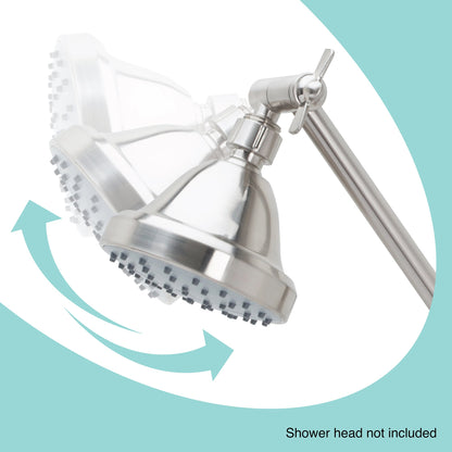 10 in. Solid Brass Shower Head Extension Arm (Stainless Steel Finish) - view 9