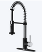 Vigo VG02001STMBK1 - Kitchen Faucet Matte Black/ Stainless Steel