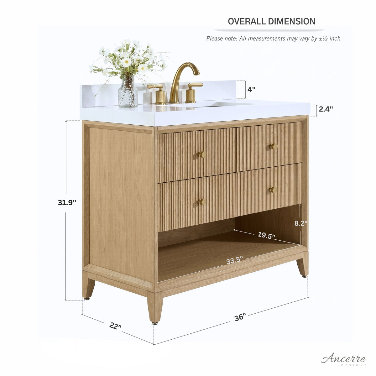Momo 36" Bath Vanity Set - view 4