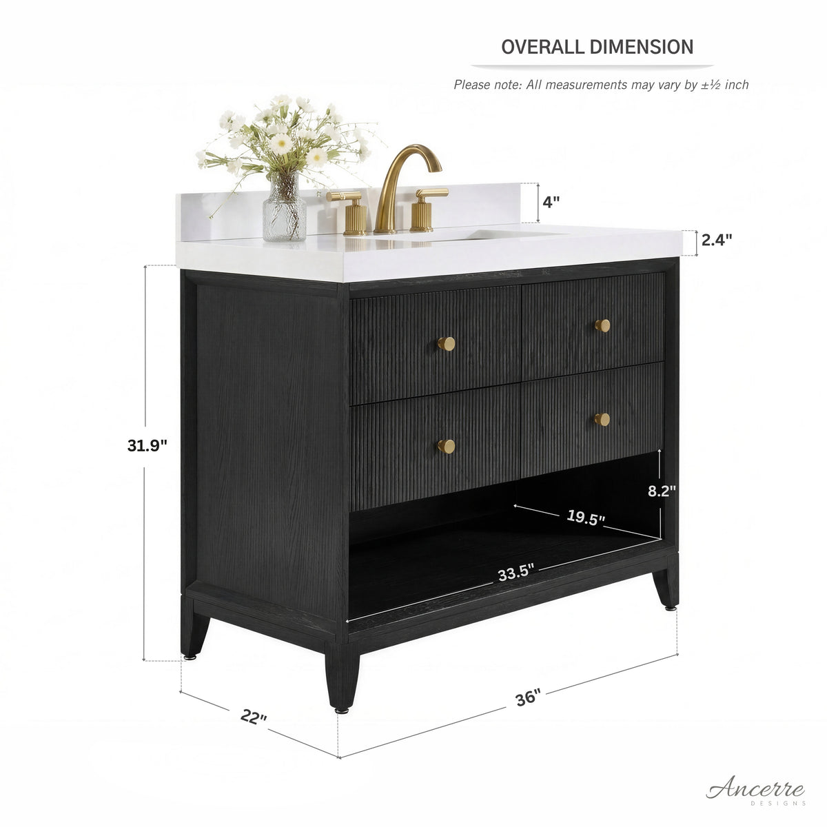 Momo 36" Bath Vanity Set - view 15