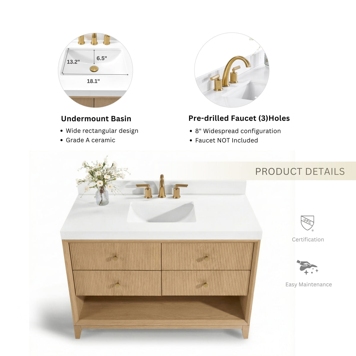 Momo 48" Bath Vanity Set - view 6