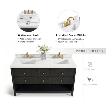 Momo 60" Bath Vanity Set - view 17