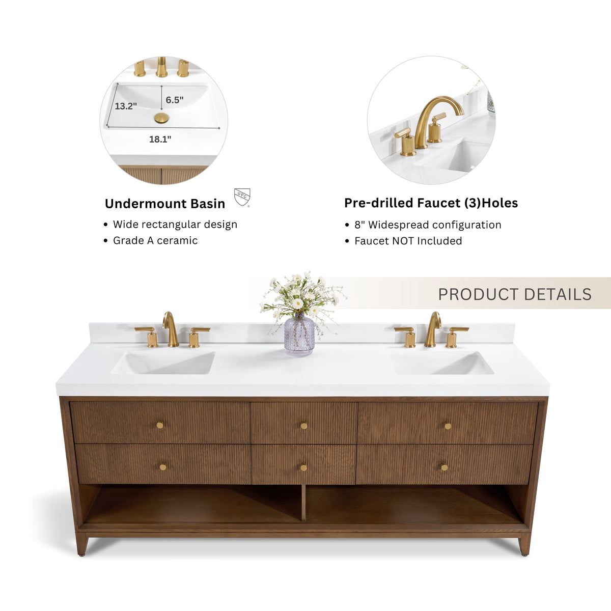 Momo 72" Bath Vanity Set - view 28
