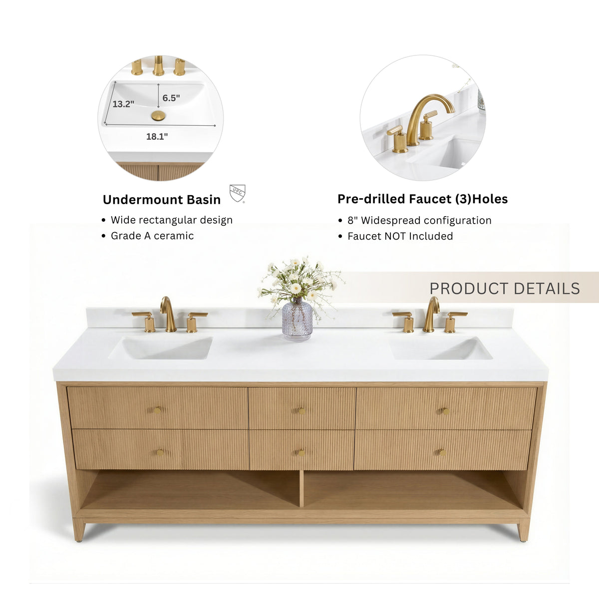 Momo 72" Bath Vanity Set - view 6