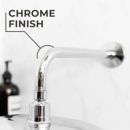 12 in. L-Shaped Shower Head Extension Arm (Chrome Finish) - view 6