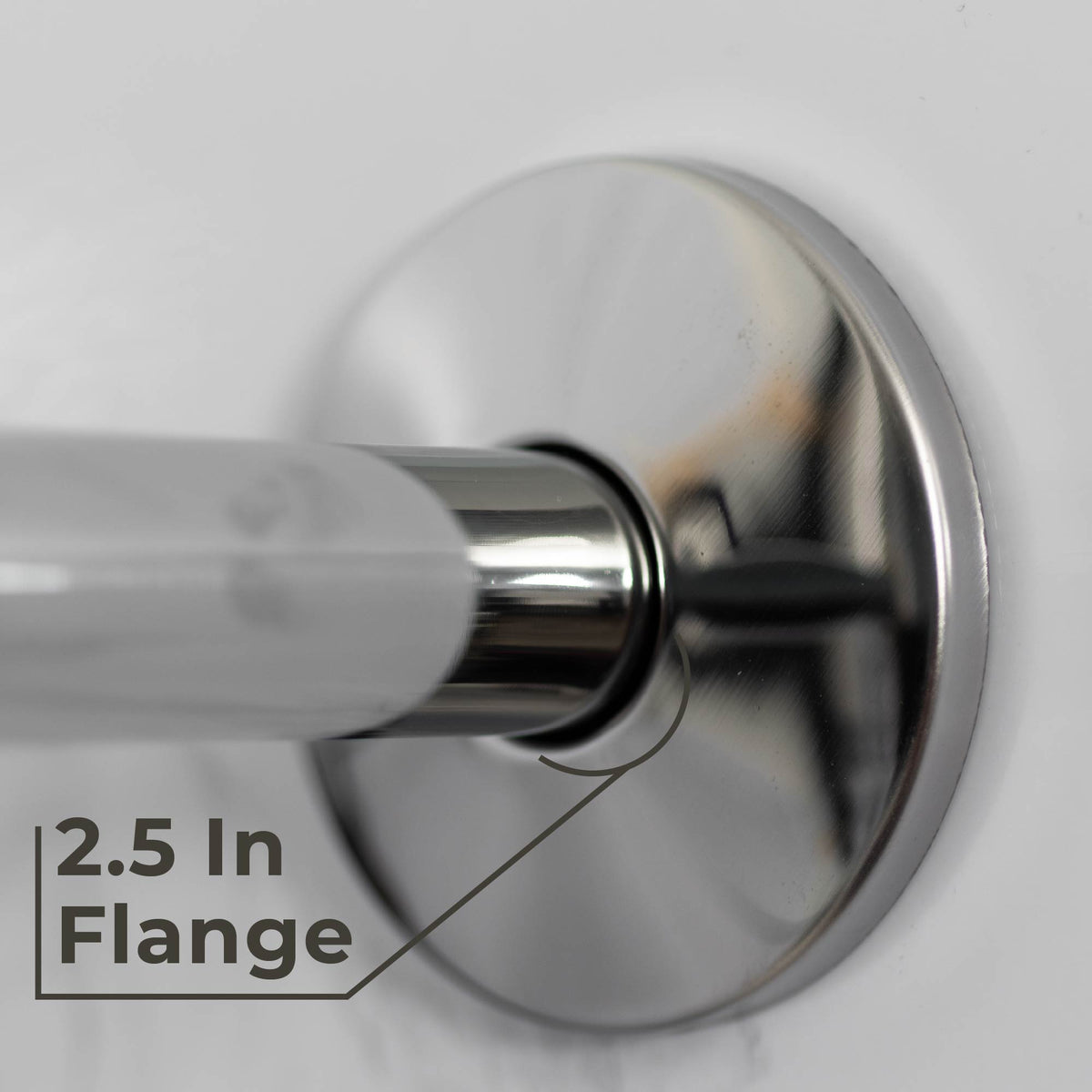 12 in. L-Shaped Shower Head Extension Arm (Chrome Finish) - view 3