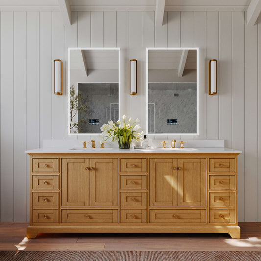 Audrey Bathroom Vanity in Sienna Finish