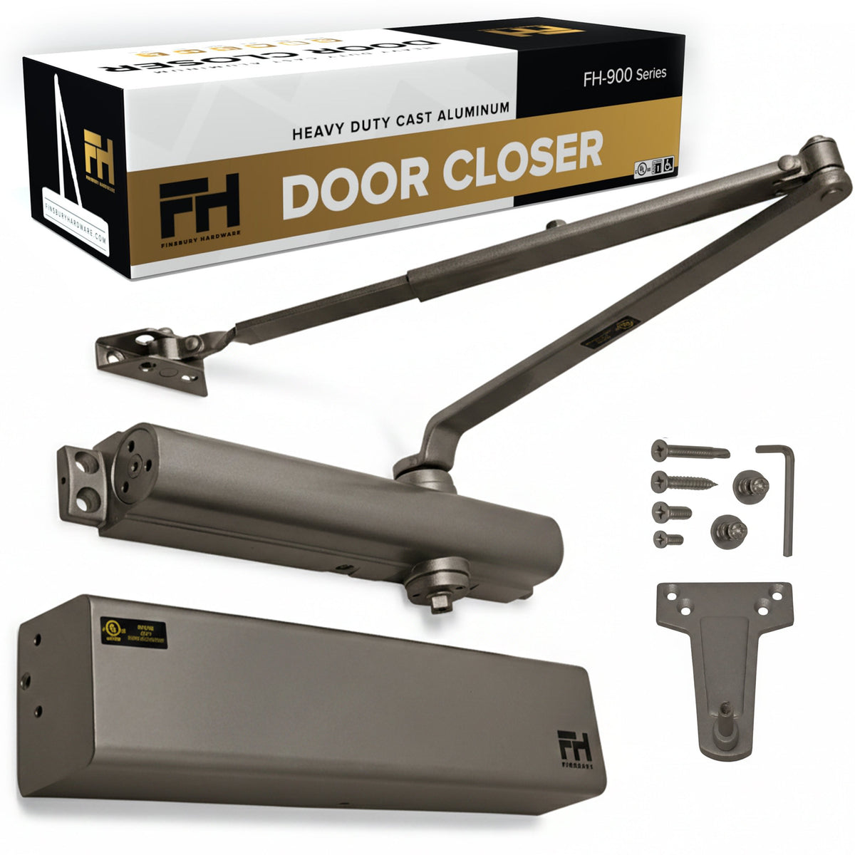 Heavy Duty Aluminum Commercial Door Closer - Duronotic